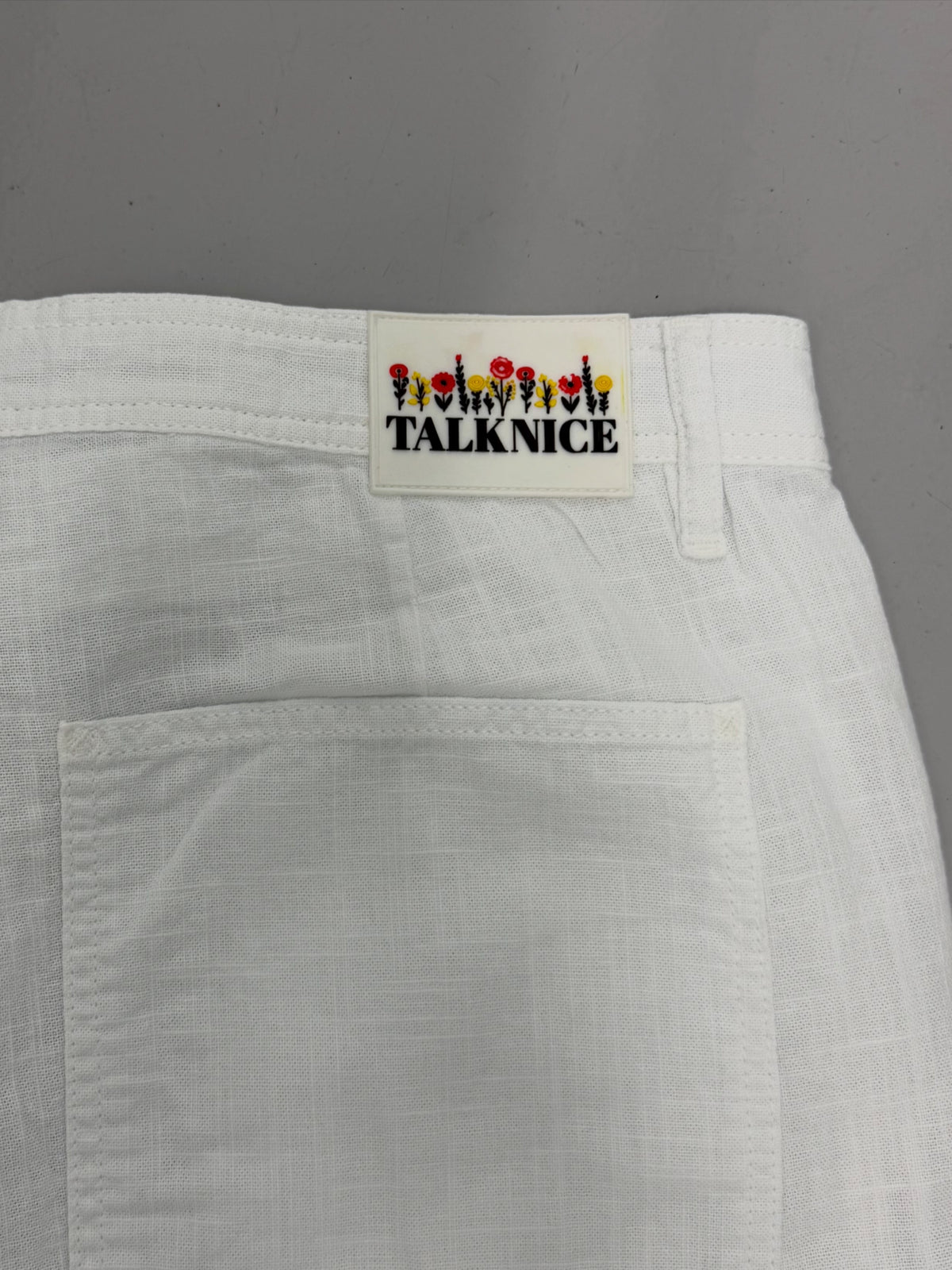 Linen double knee