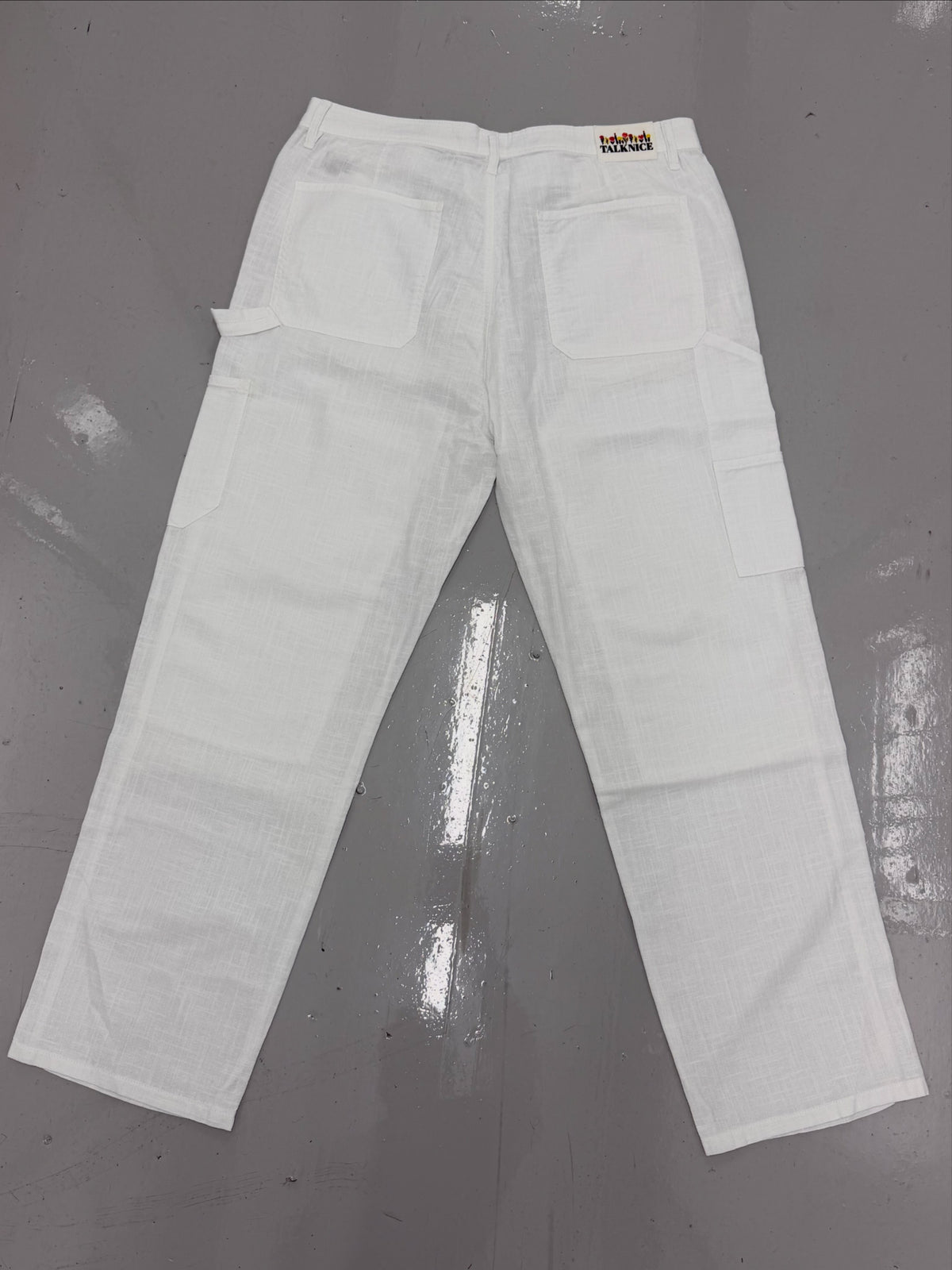 Linen double knee